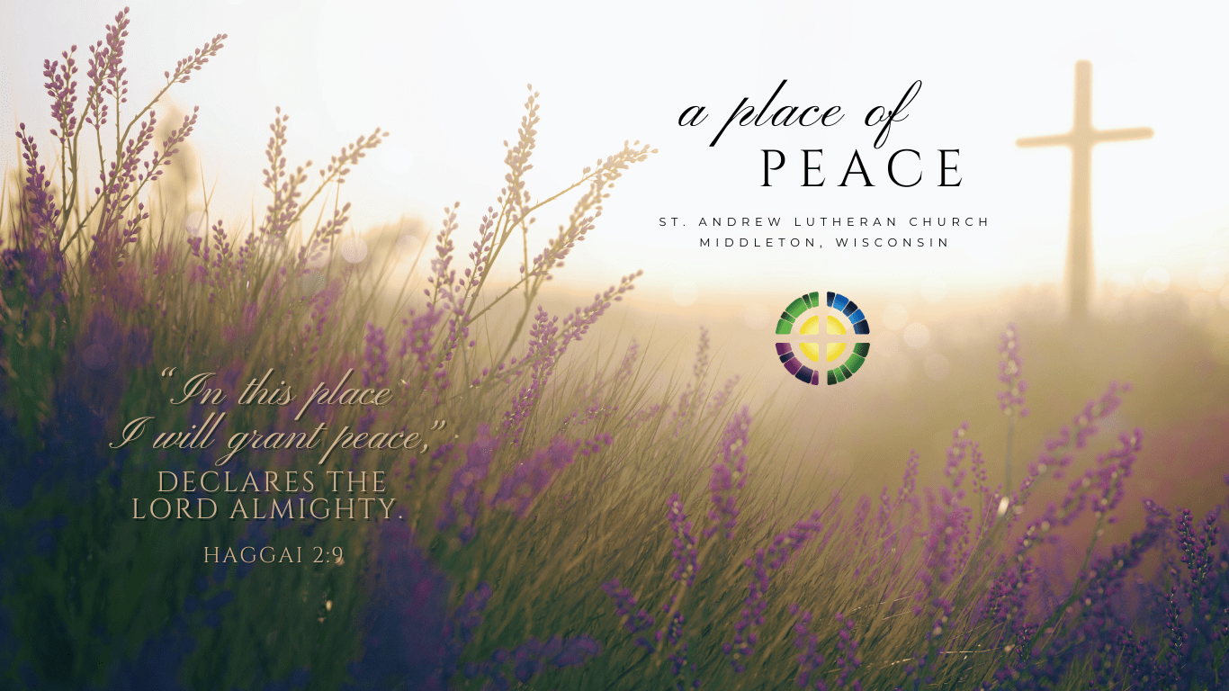 A Place of Peace STACKED HAGGAI